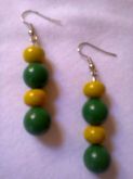 Brinco Verde e Amarelo